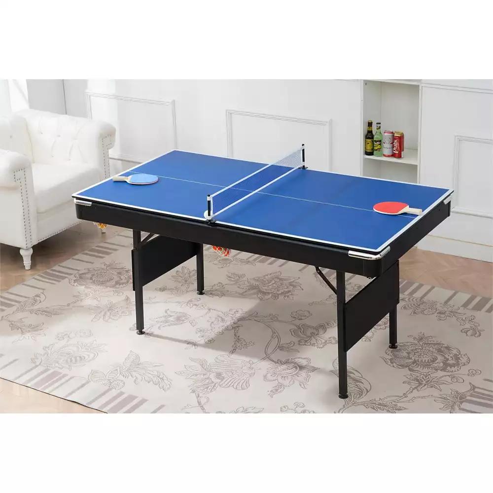 Streamdale Furniture Streamdale 3-in-1 Multi Game Table for Pool, Table Tennis, and Dining