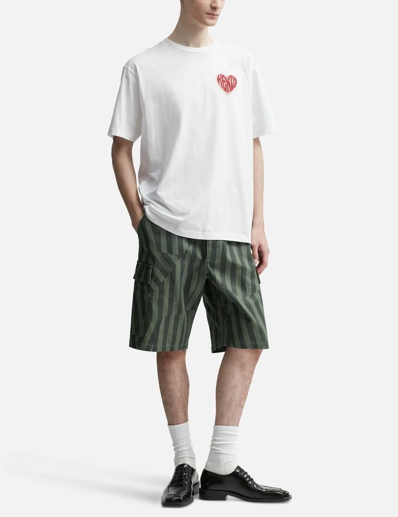 Kenzo Dazzle Stripe Cargo Shorts 5