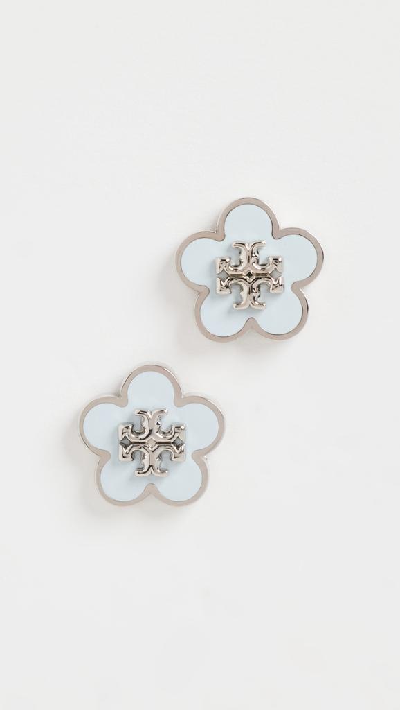 Tory Burch Kira Enamel Flower Stud Earrings