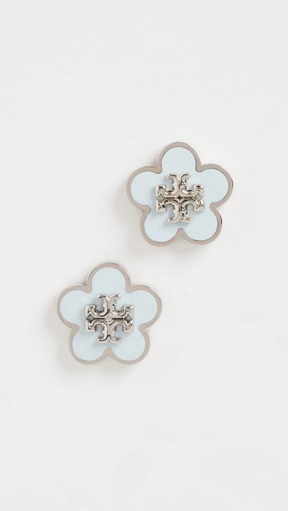 Tory Burch Kira Enamel Flower Stud Earrings 1