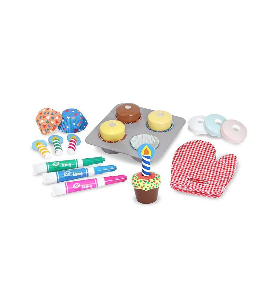 Melissa & Doug Bake & Decorate Cupcake Set - Ages 3+ 1