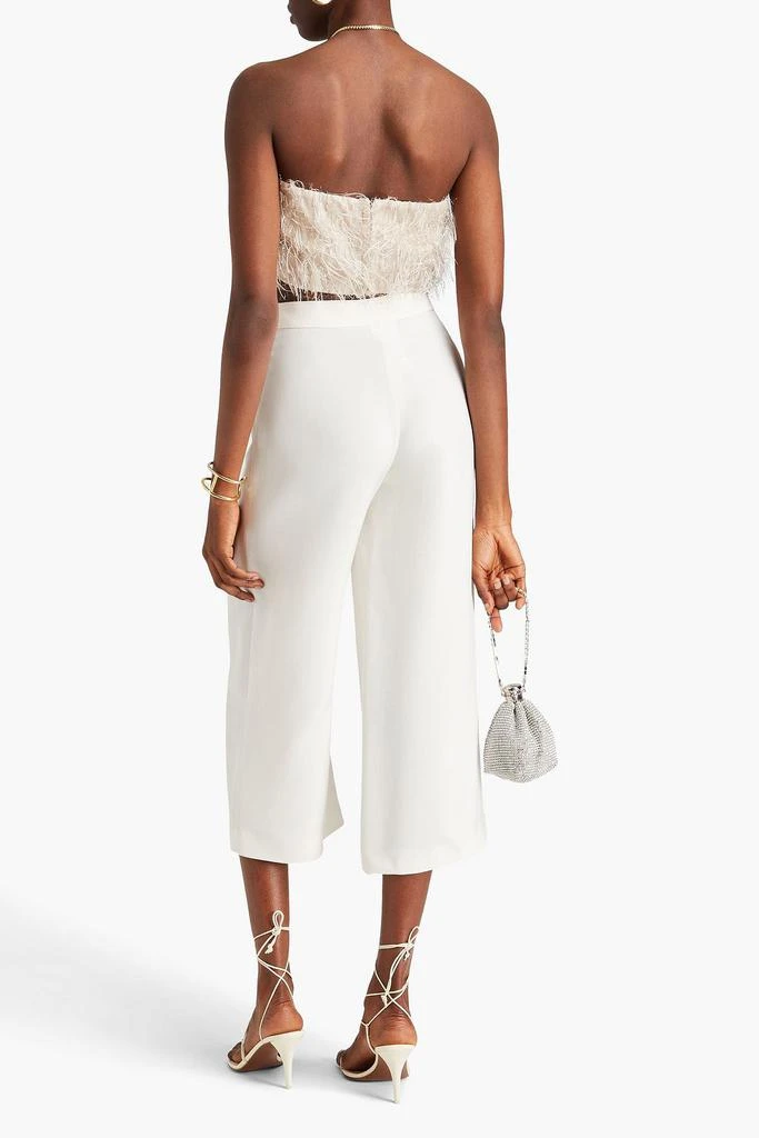 PUCCI Cropped silk-crepe wide-leg pants 3