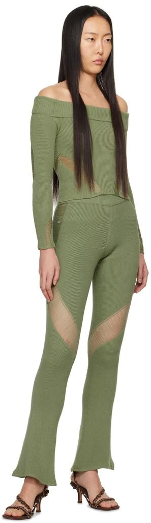 Isa Boulder SSENSE Exclusive Green Trousers 4