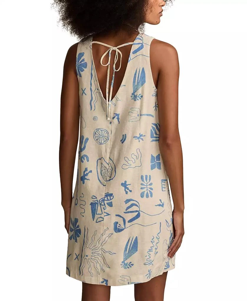 Lucky Brand Women's Printed Sleeveless Mini Shift Dress 5