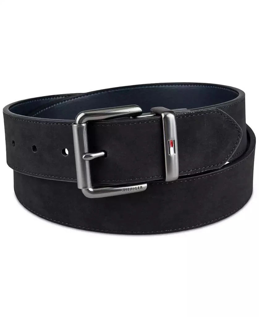 Tommy Hilfiger Men’s Two-In-One Reversible Casual Matte and Pebbled Belt 5