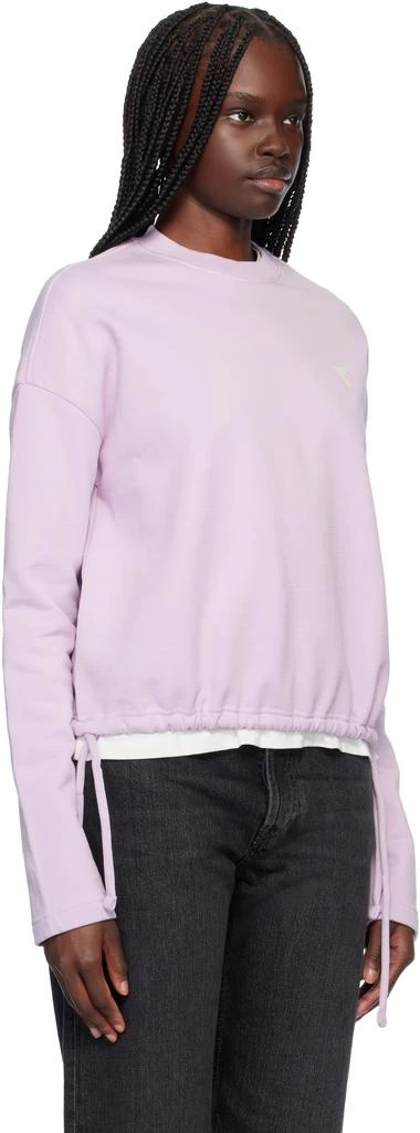 AMI Purple Cotton Ami de Coeur Sweatshirt 2