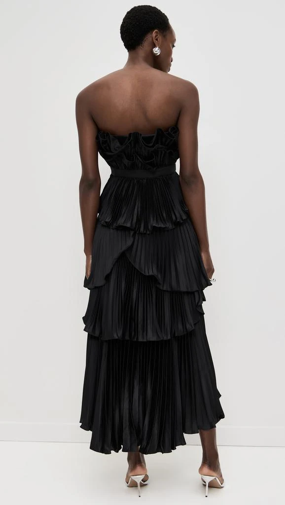 AMUR Judah Scallop Pleated Dress 2