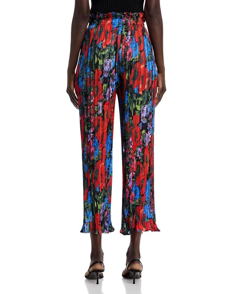 Nancy Yang Printed Crinkled Pants 3