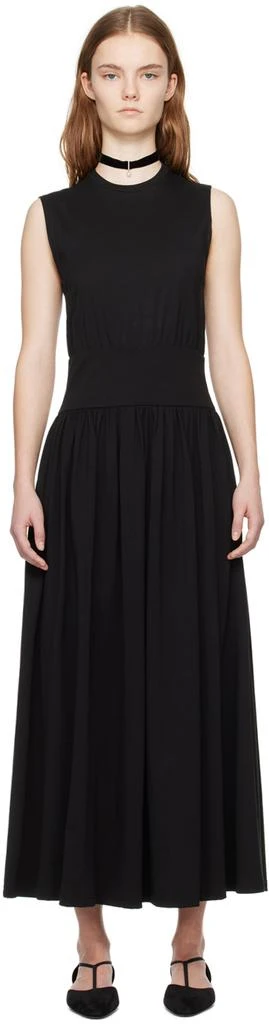 Totême Black Sleeveless Midi Dress 1