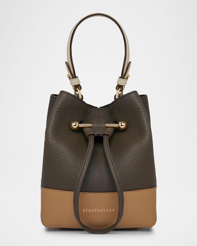 Strathberry Osette Tri Drawstring Leather Crossbody Bag