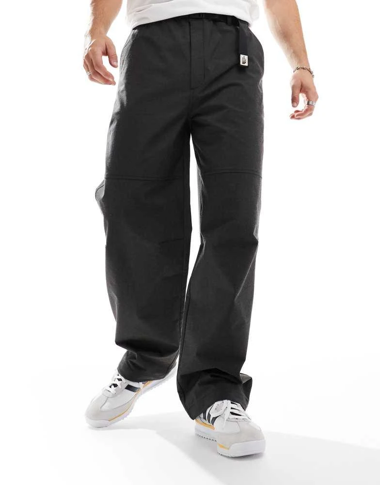 The North Face The North Face M66 Tek Heritage wide leg woven trousers in black 2