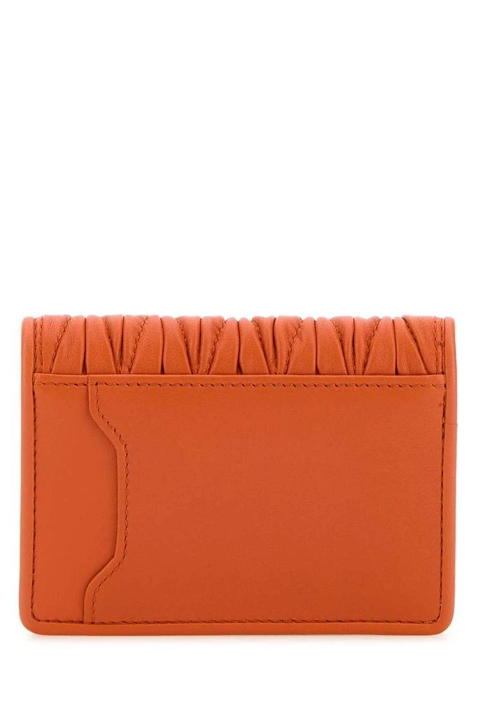 Miu Miu Miu Miu Logo-Lettering Matelassé Cardholder 2
