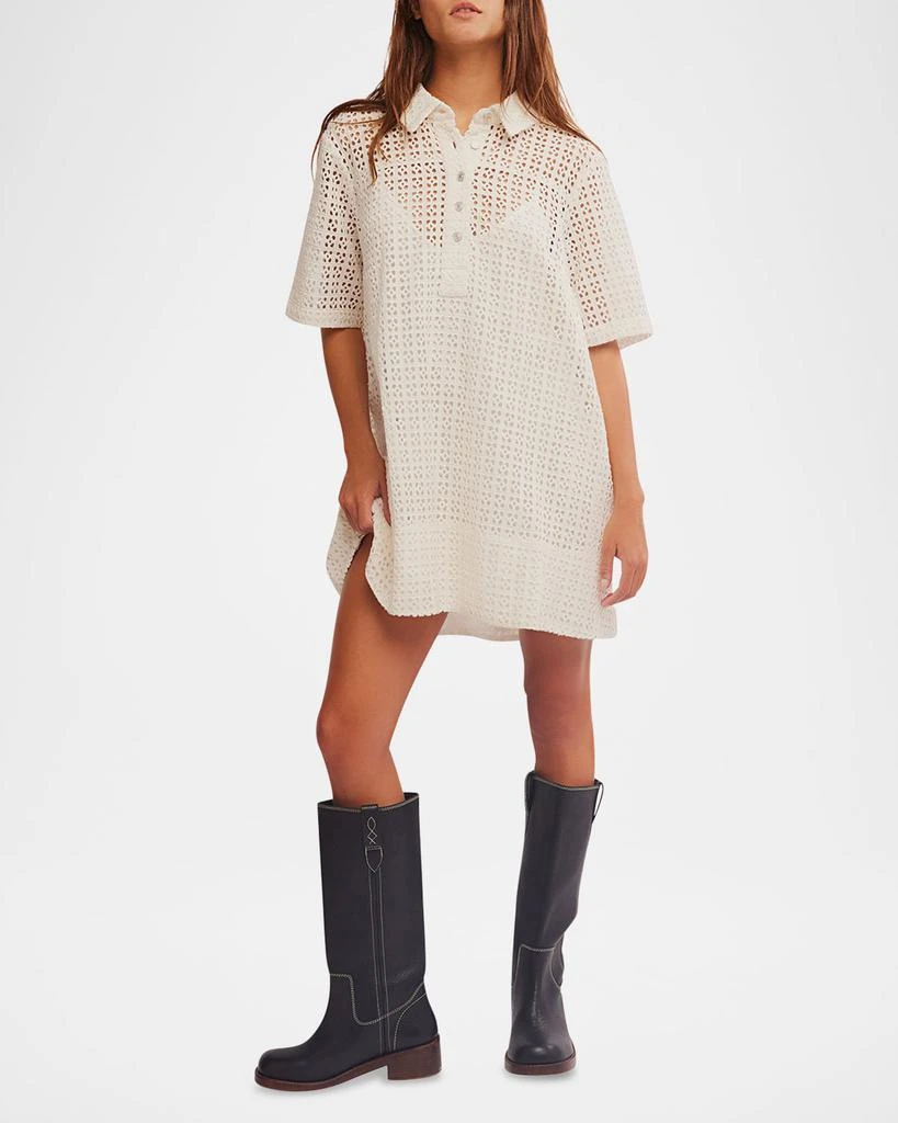 Free People Remino Eyelet Mini Dress 2