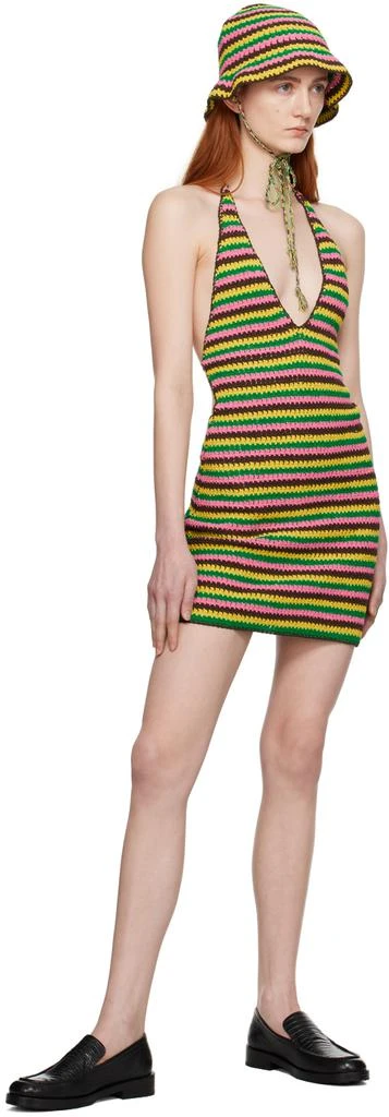 FRAME Multicolor Striped Minidress 4