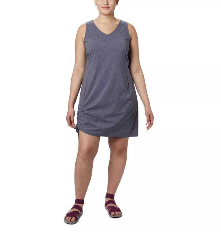 Columbia Women's Anytime Casual III Dress Plus Size- - Blue - 3X