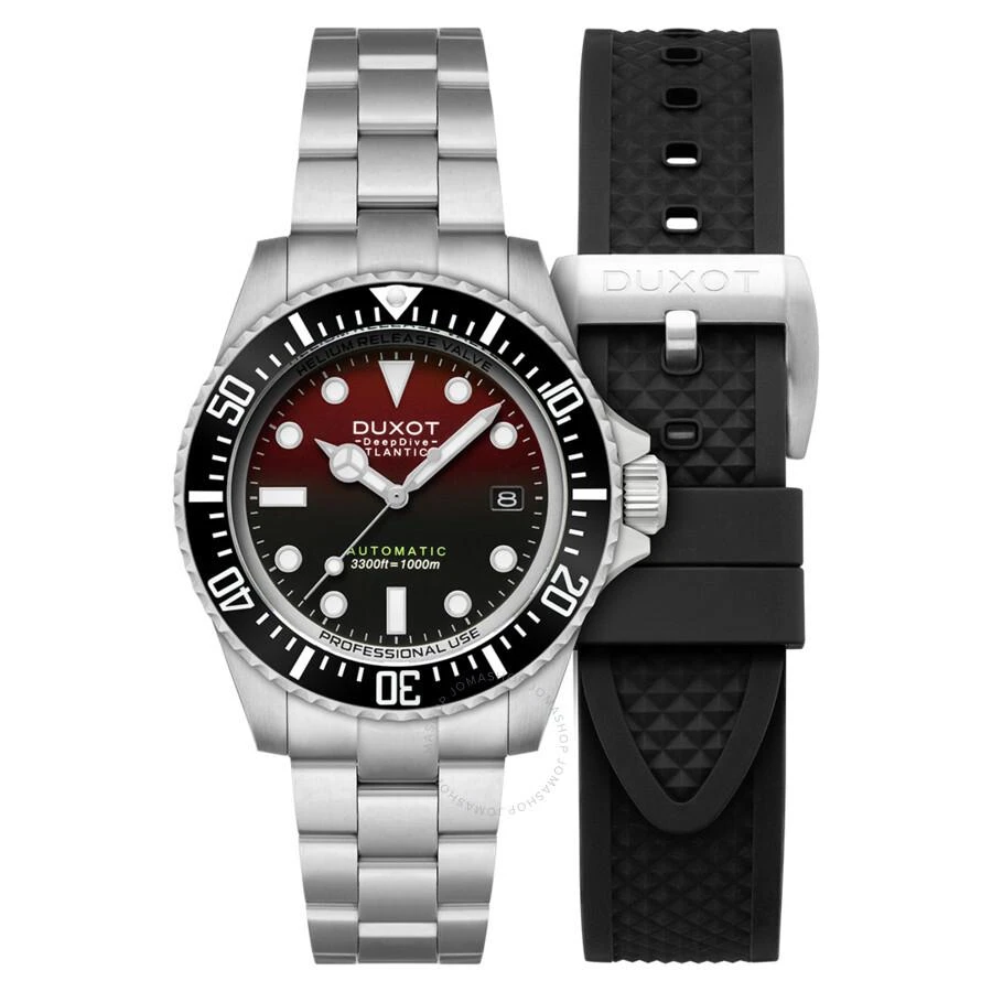 Duxot Atlantica Deep Dive Automatic Red Dial Men's Watch DX-2066-33 1