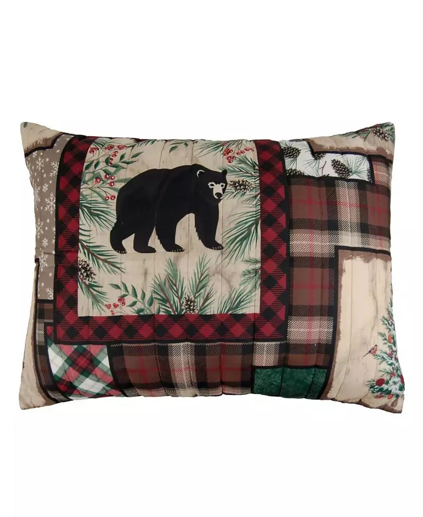Donna Sharp Woodland Holiday 3 Piece Reversible Quilt Set 2