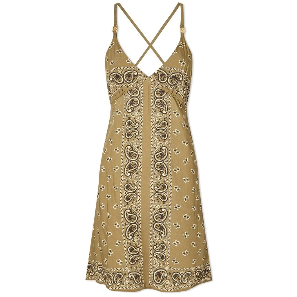 Palm Angels Palm Angels Paisley Slip Dress 1