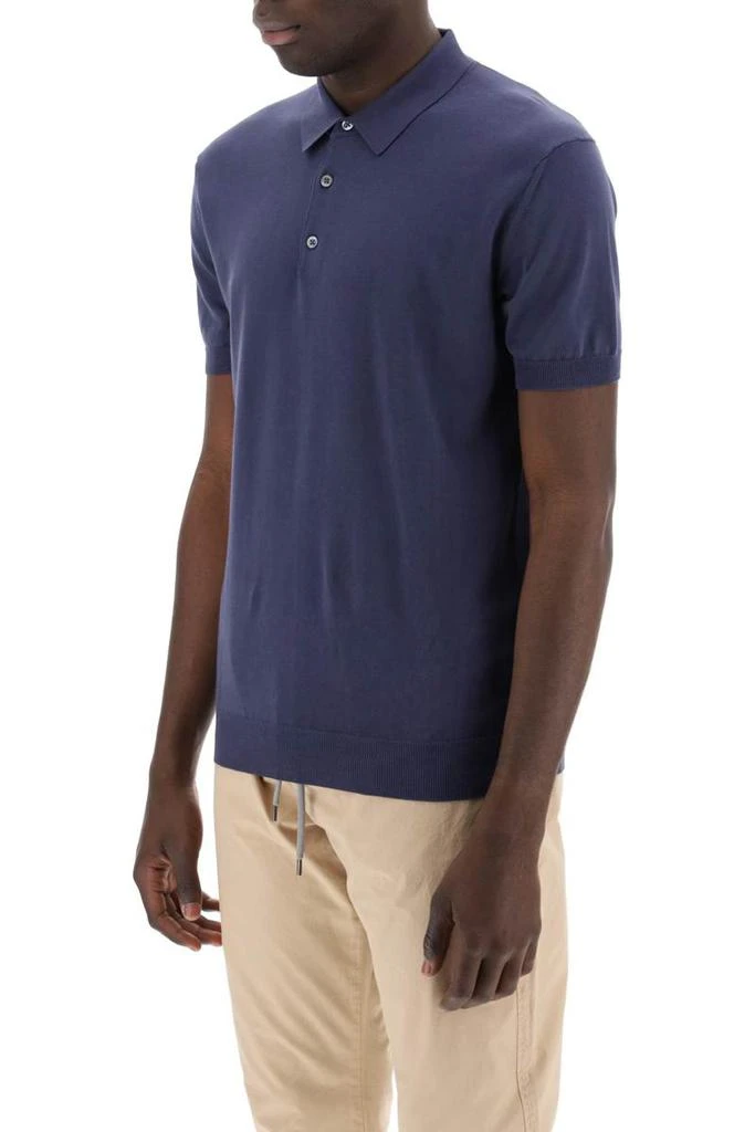 Baracuta cotton knit polo shirt 4