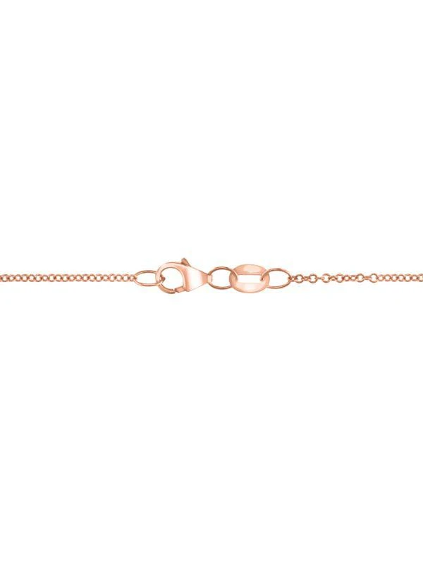 Effy 14K Rose Gold, Pink Opal & 0.04 TCW Diamond Heart Pendant Necklace 3