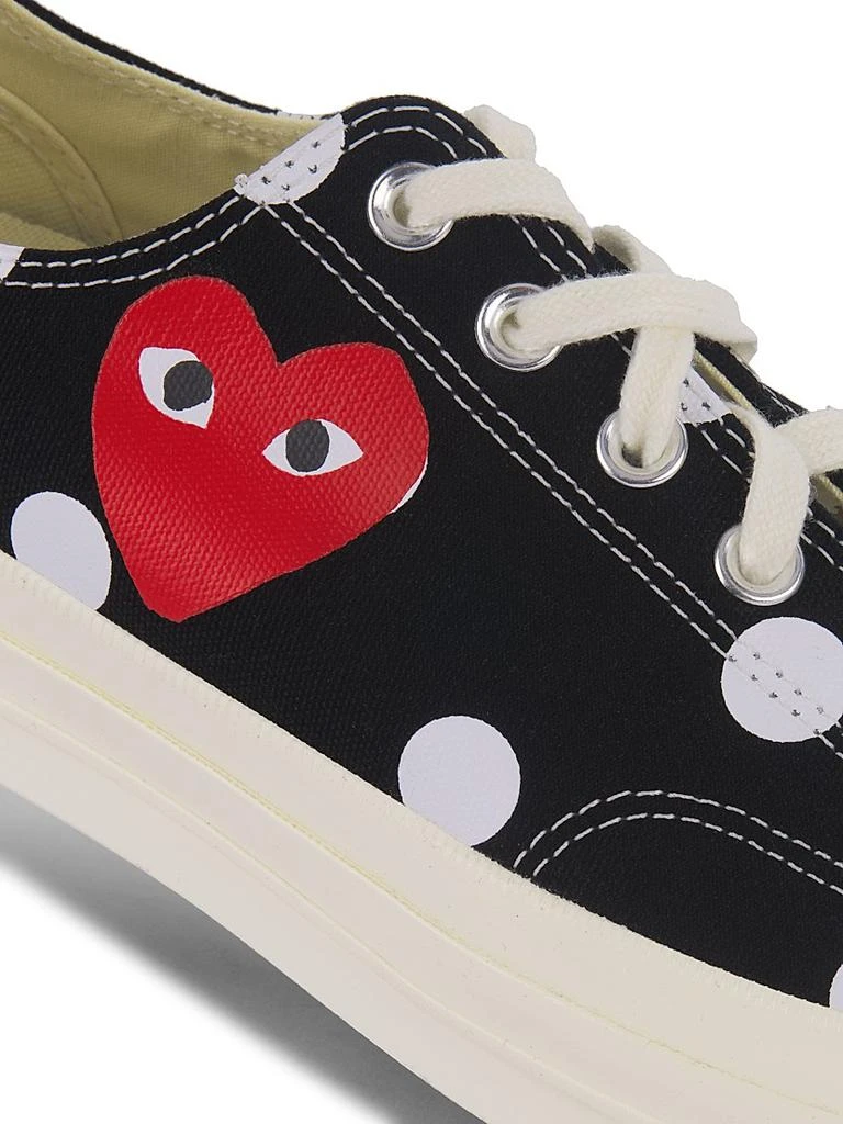 Comme des Garcons CdG PLAY x Converse Men's Chuck Taylor All Star Polka Dot Low-Top Sneakers 6