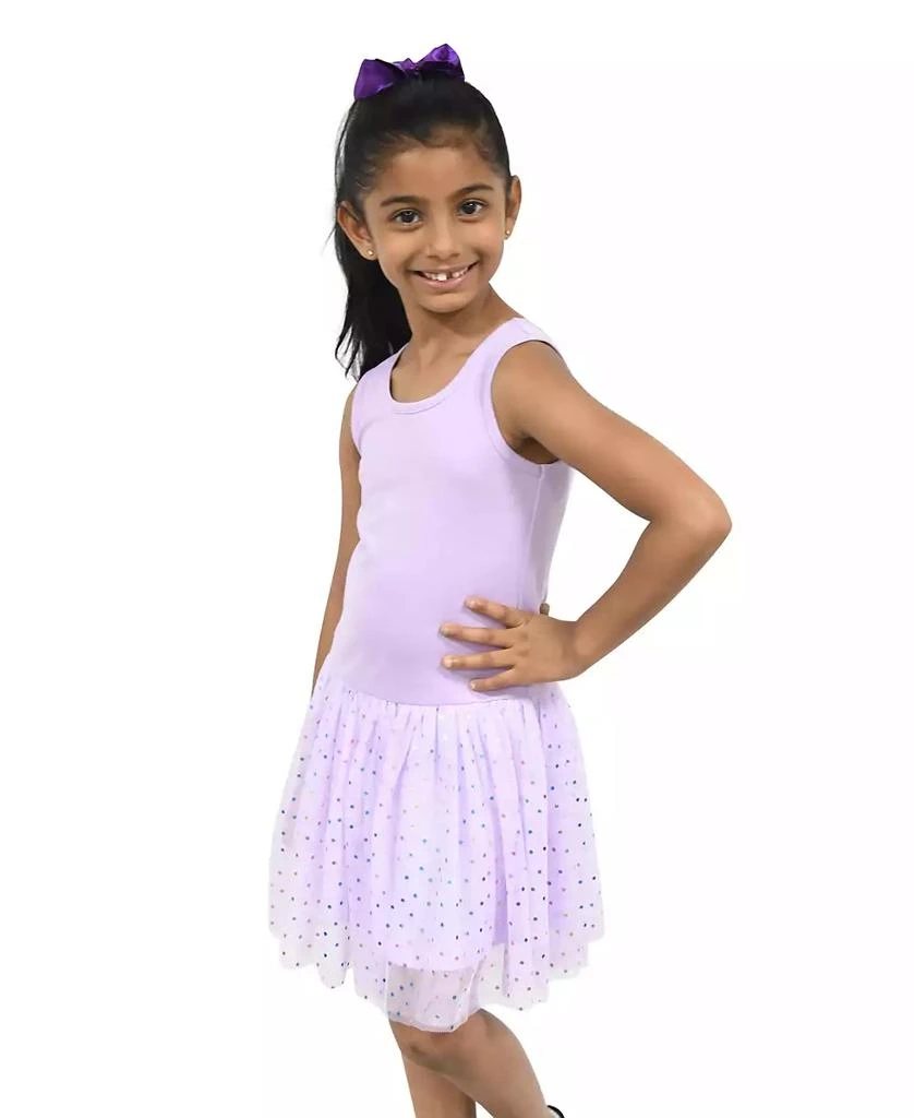 Pink & Violet Toddler Girls Koala Pocket Hoodie Sweater Dress 4