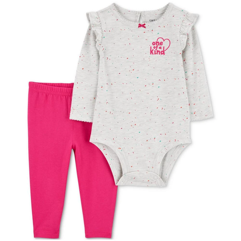 Carter's Baby Girls One Of A Kind Bodysuit and Pants, 2 Piece Set 1
