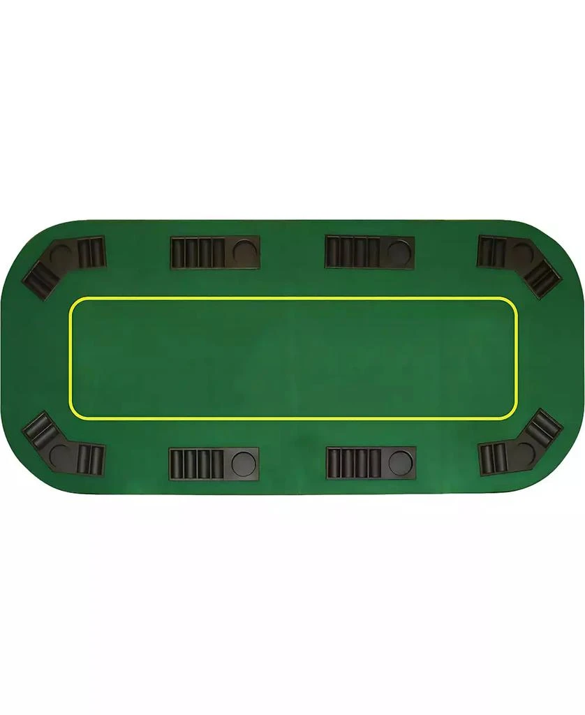 Trademark Global Trademark Poker 80" Deluxe Texas Holdem Folding Poker Tabletop 1