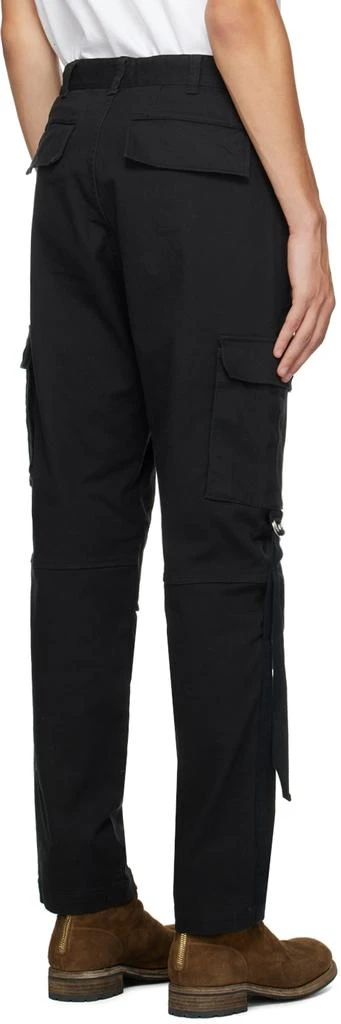 UNDERCOVER Black Zip Cargo Pants 3