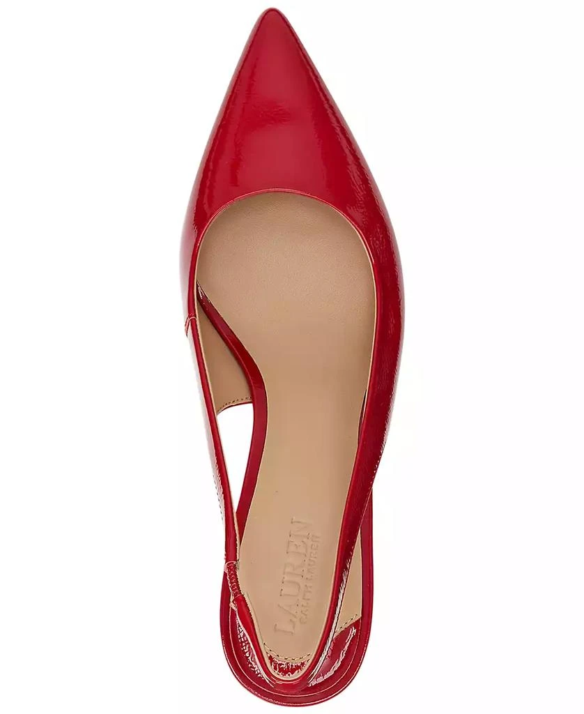 Ralph Lauren Women's Lolah Pointed-Toe Slingback Pumps 4