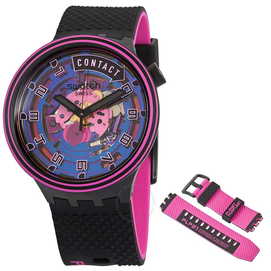 Swatch Big Bold Planets Touchdown Quartz Unisex Watch SB01B126