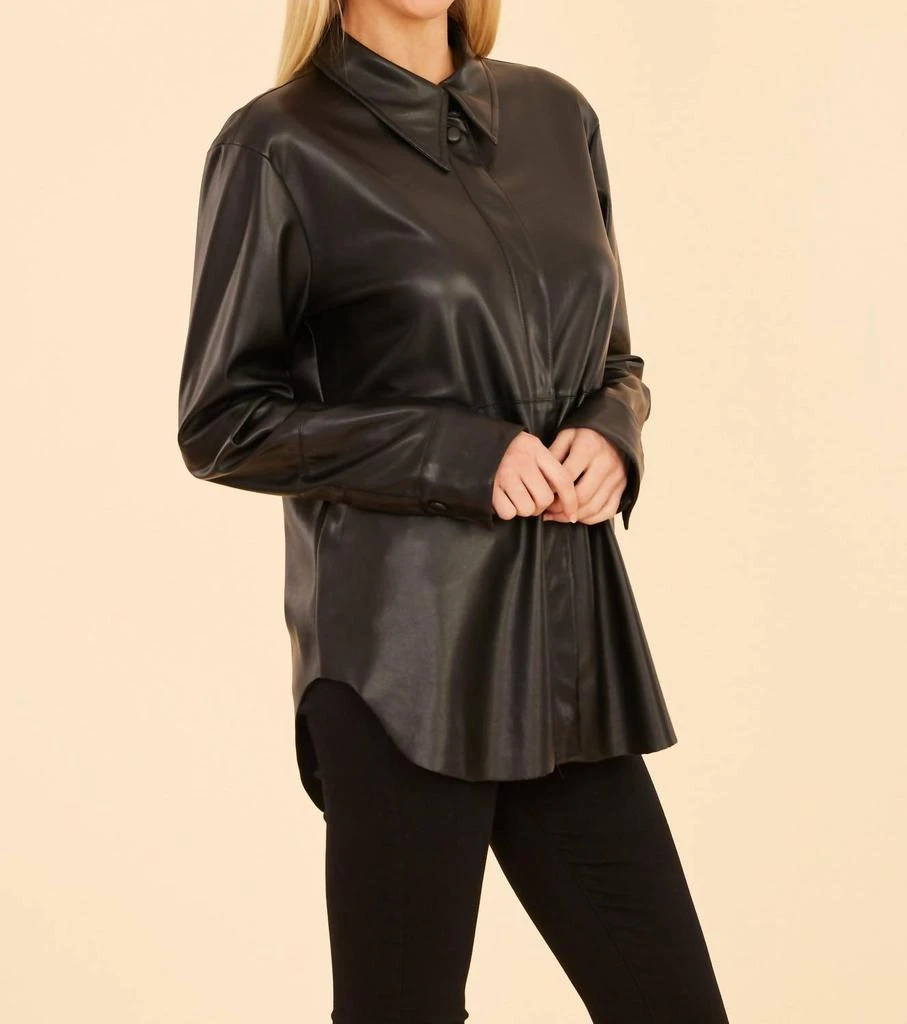 DOLCE CABO Dolce Cabo - Vegan Leather Shirt 3