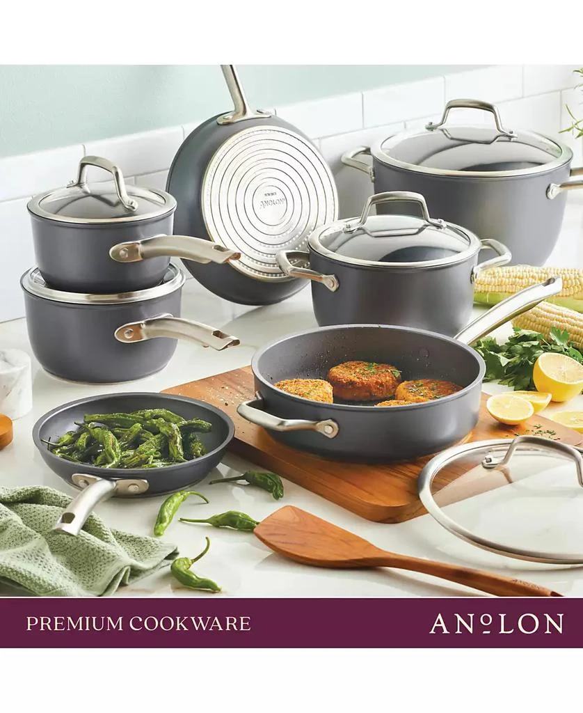 Anolon Accolade Forged Hard-Anodized Nonstick Square Grill Pan, 11-Inch, Moonstone 5