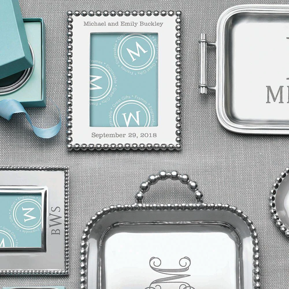 Mariposa Pearled Frame, 8" x 10" 4