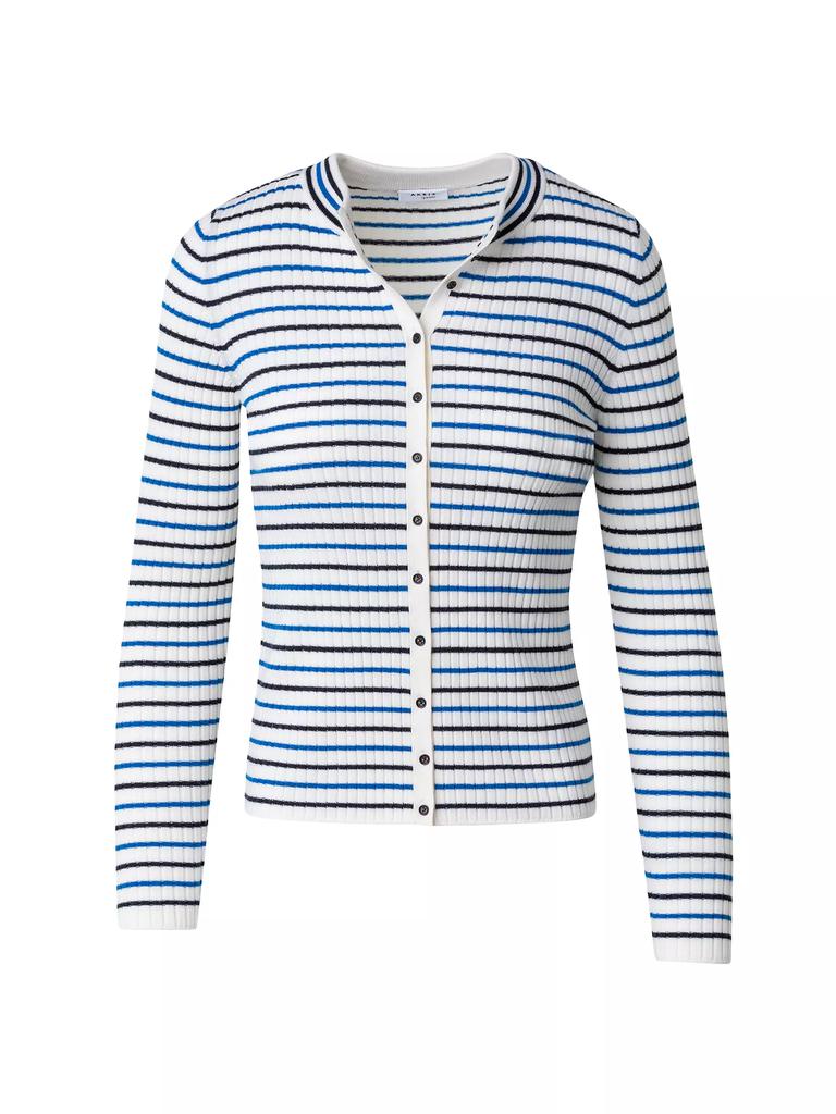 Akris punto Stripe Woold Cardigan