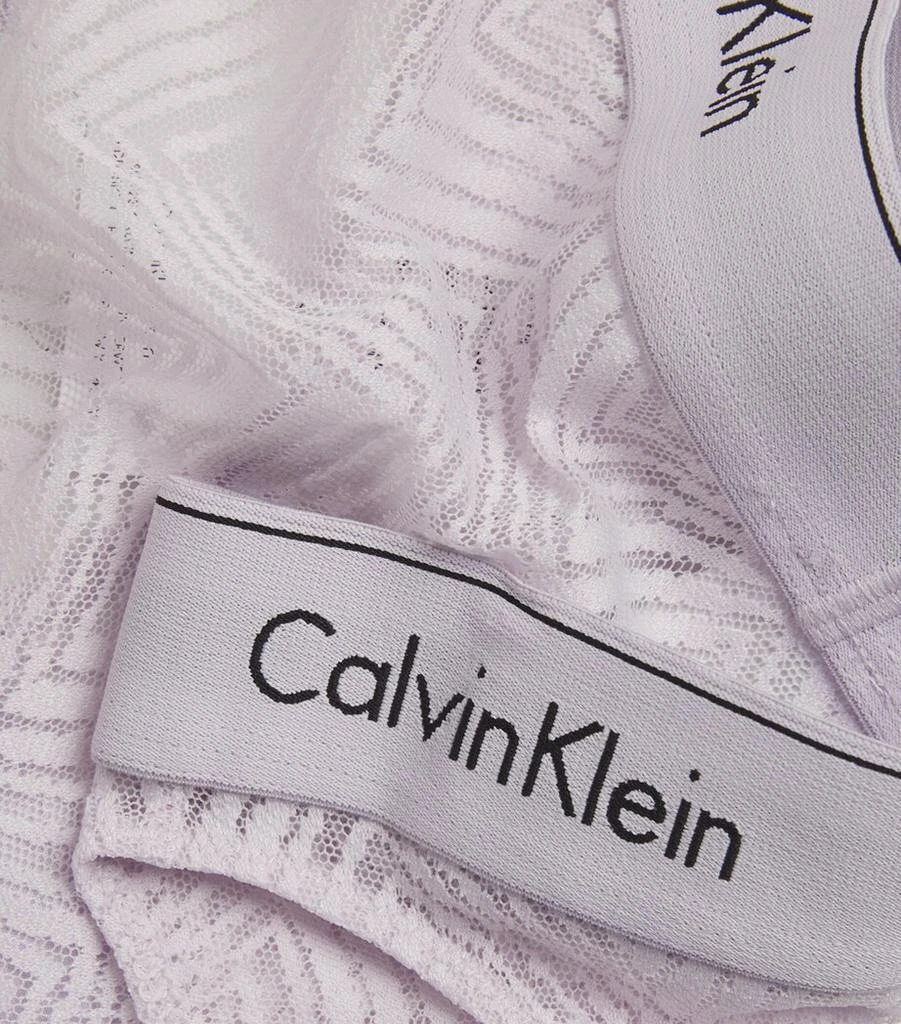 Calvin Klein Modern Lace Semi-Sheer Bikini Briefs 4