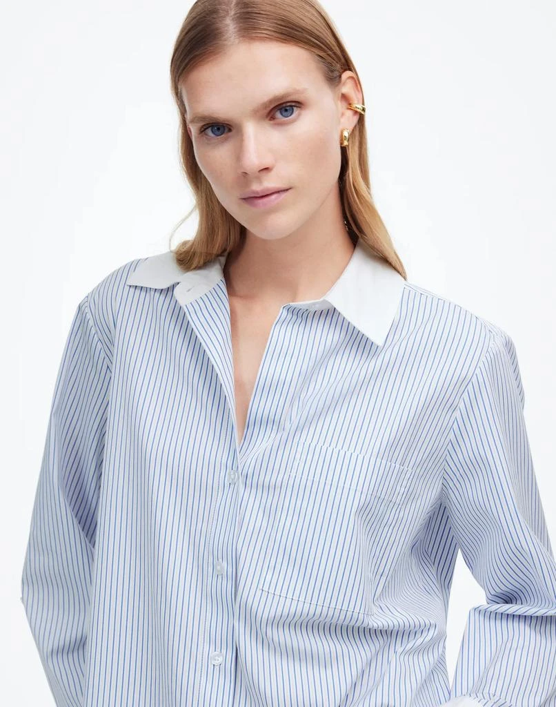 Madewell Easy Y-Neck Button-Up Shirt 1