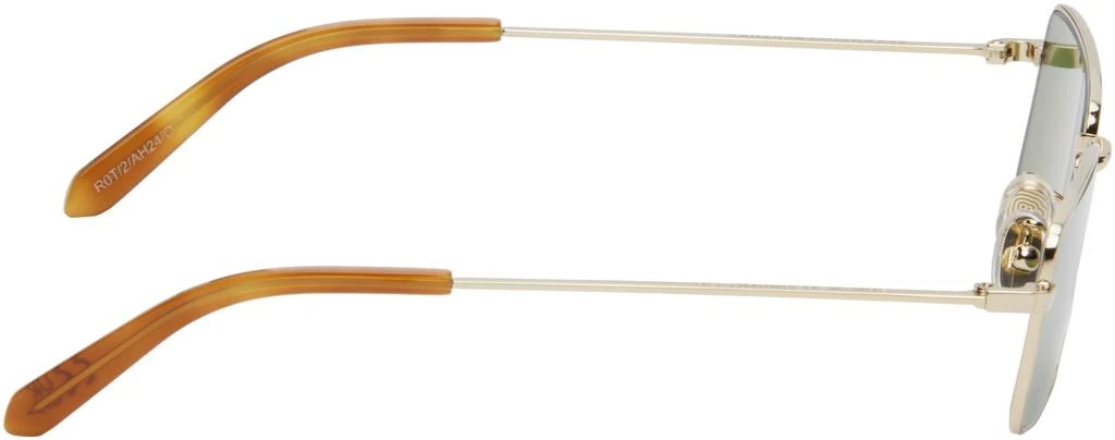 Retrosuperfuture Gold Chopper Sunglasses 2