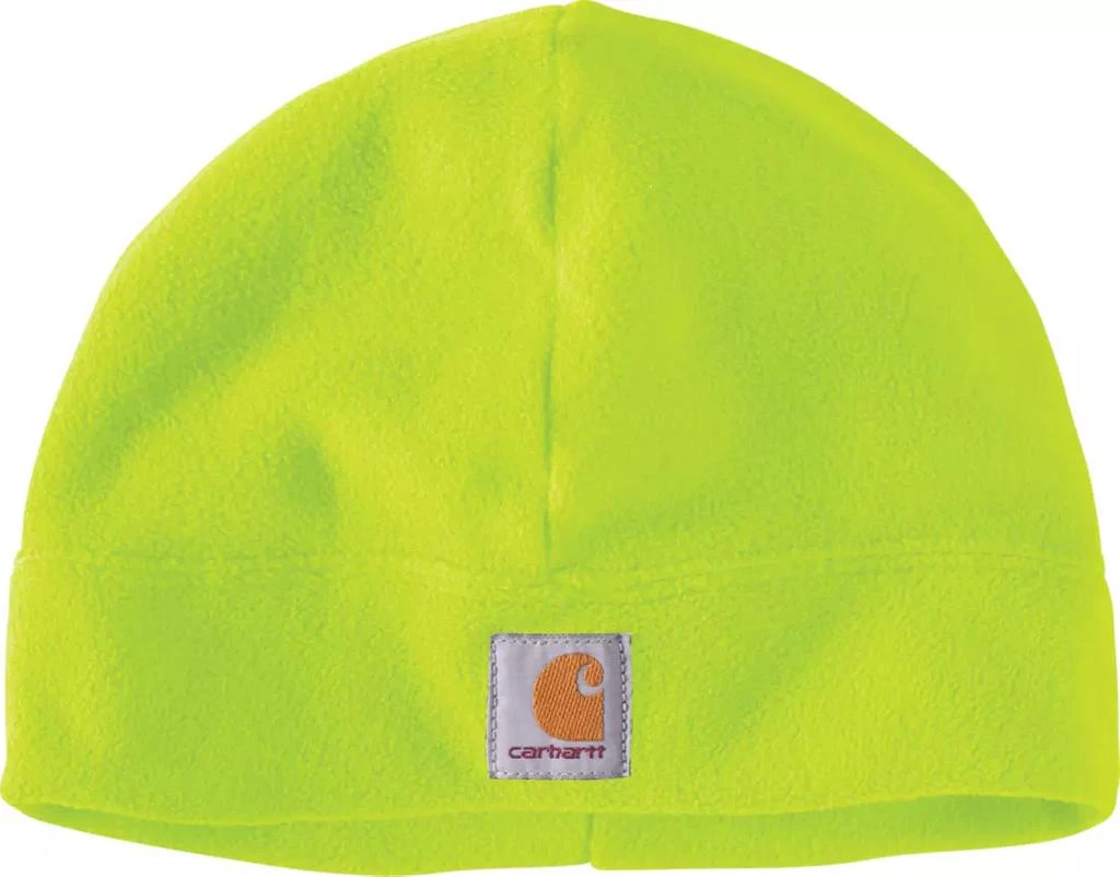 Carhartt Carhartt Fleece Beanie Hat Brite Lime 1