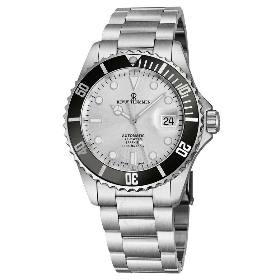 Revue Thommen Diver Automatic Silver Dial Men's Watch 17571.2127 1