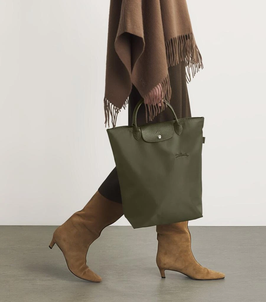 Longchamp Medium Le Pliage Green Tote Bag 2