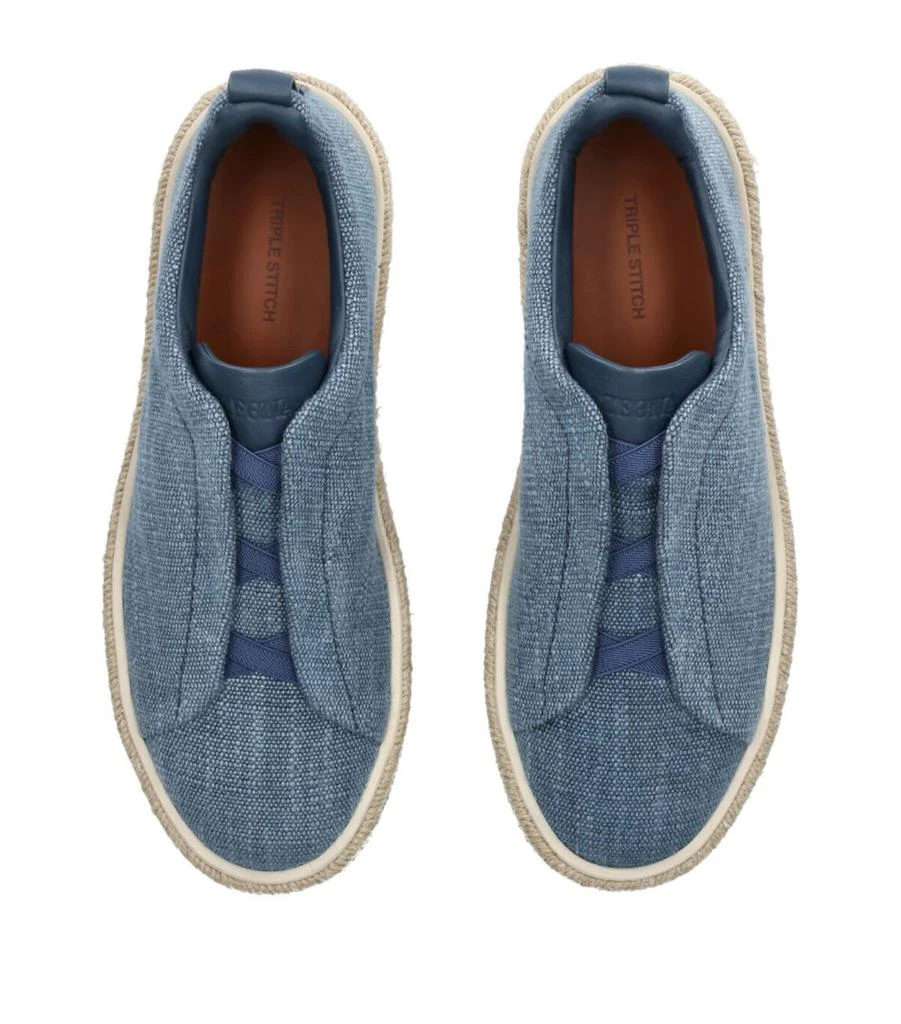 Zegna Triple-Stitch Espadrilles 4