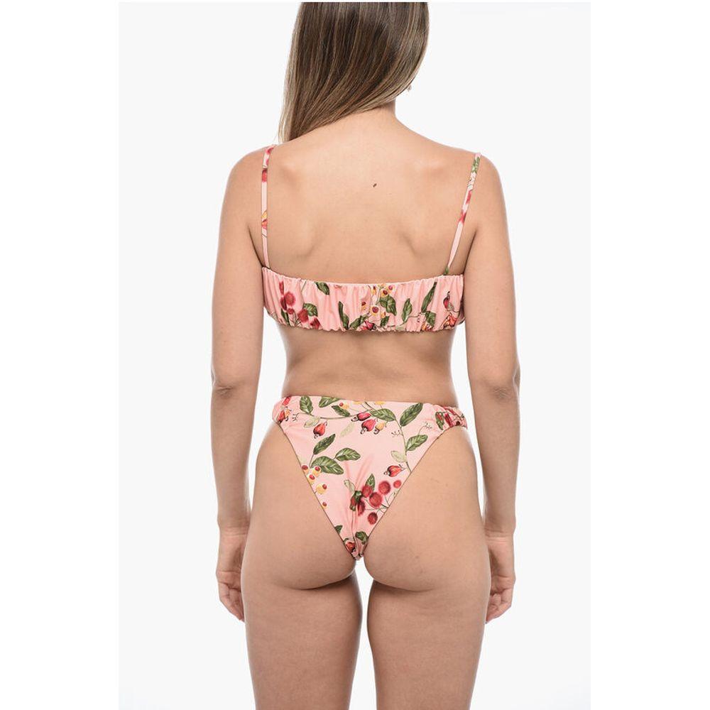 Agua by Agua Bendita Gathe ENELDO FRUTAL Bikini Set with Bandeau Women's Top