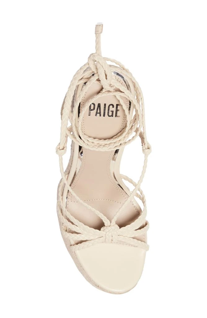 Paige Carson Ankle Wrap Espadrille Platform Sandal 4