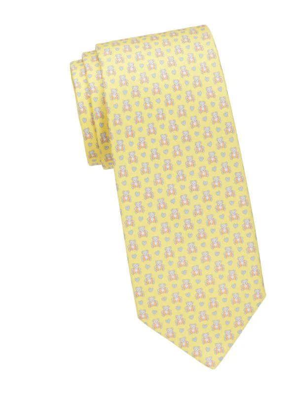 Salvatore Ferragamo Printed Silk Tie 1