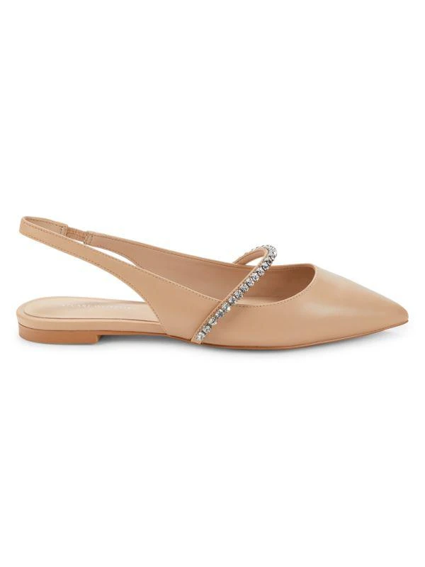 Stuart Weitzman Crystalline Leather Flats 1