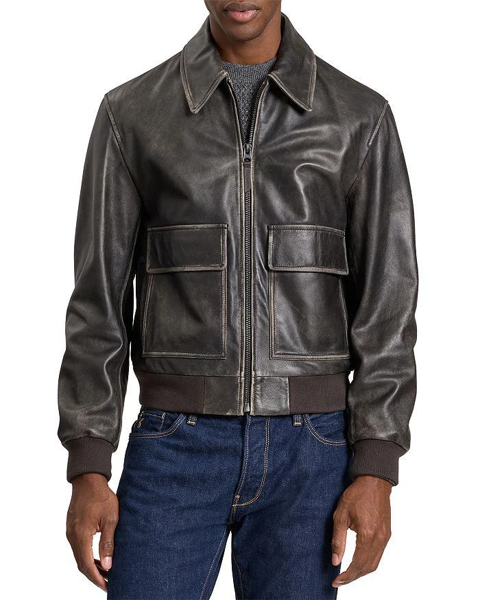 Ted Baker London Whistler Leather Jacket