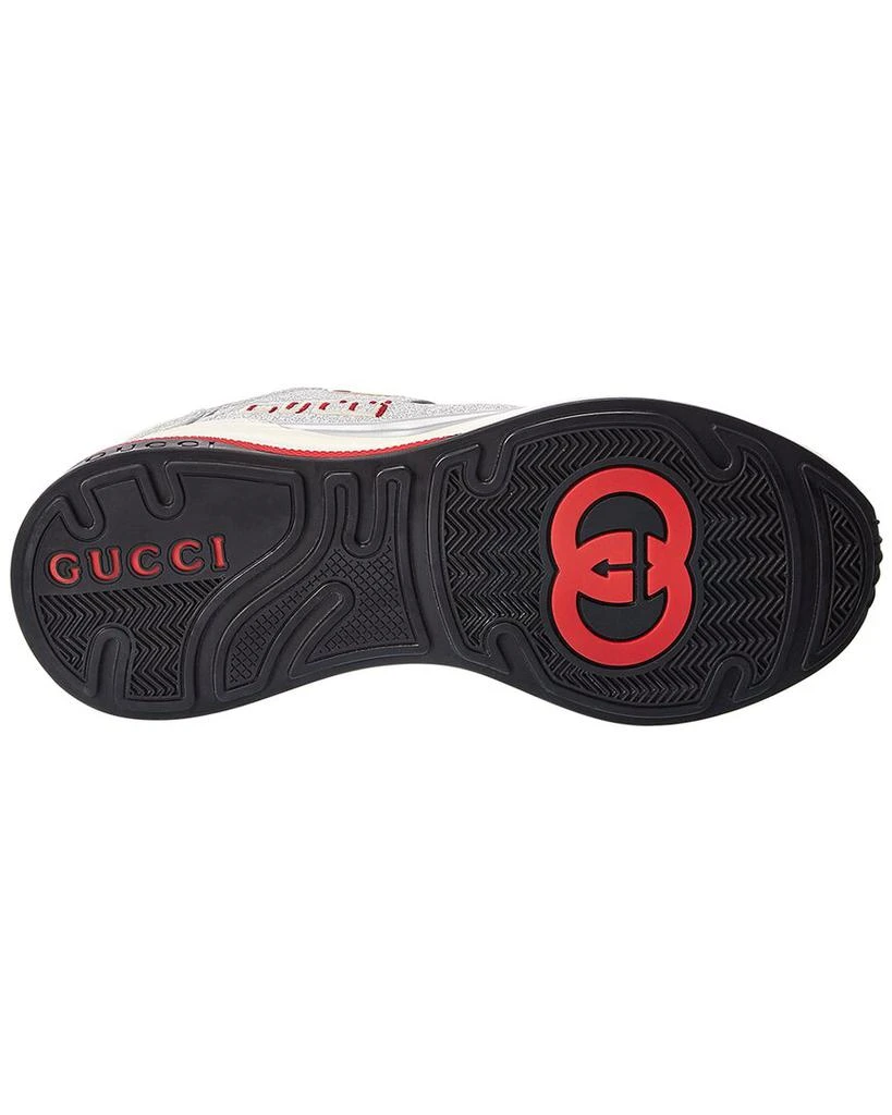 Gucci Ultrapace Glitter Leather & Mesh Sneaker 4