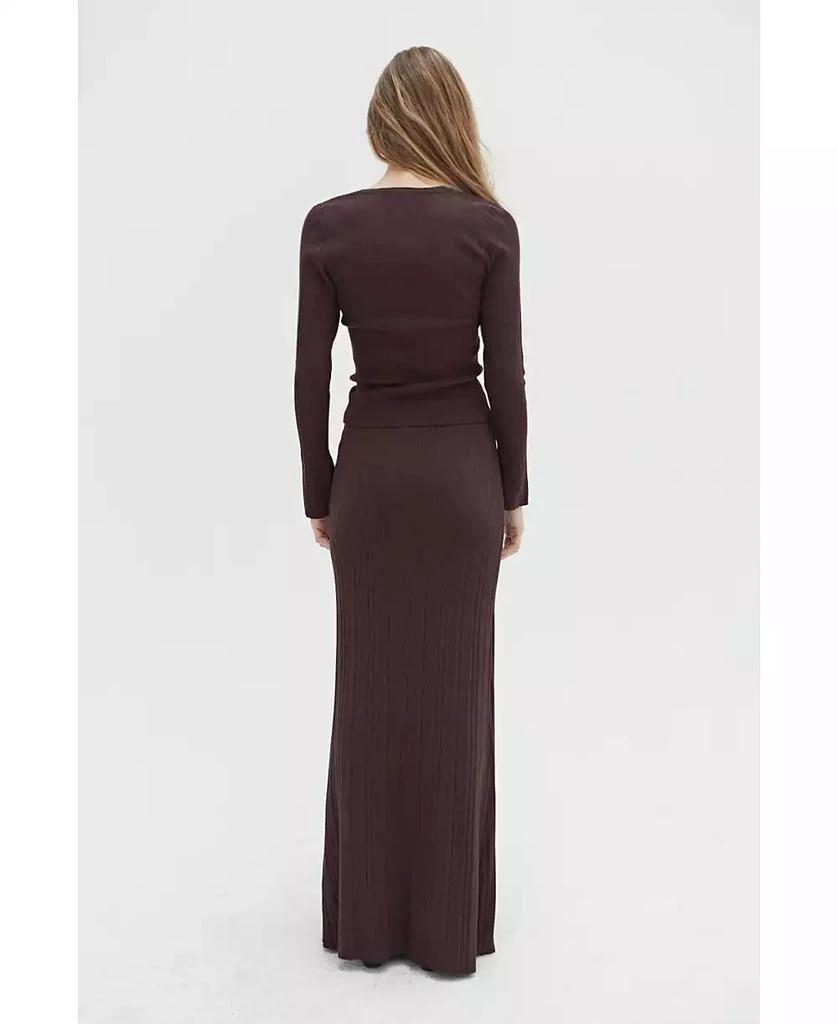 CRESCENT Women
s Drea Long Sleeve Ribbed Top 3