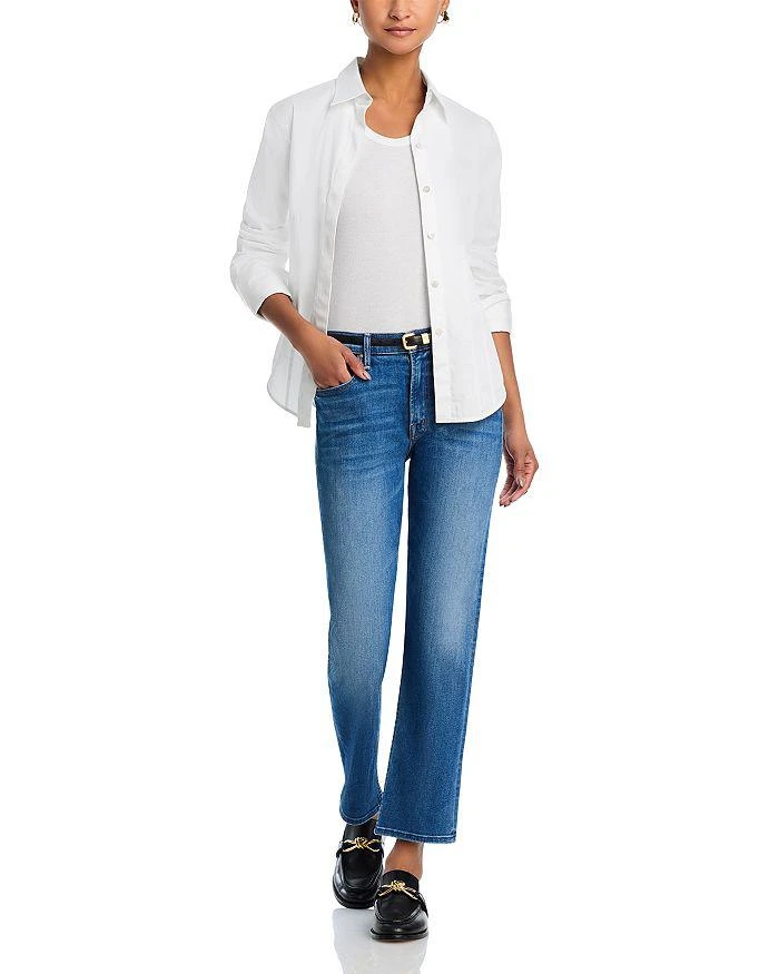 MOTHER The Outsider High Rise Ankle Jeans in Connect the Dots 2